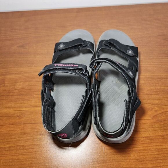 Merrell Cedrus Convertible Hiking Sport Sandals Black Rose Red Womens Size 10 - Picture 5 of 11